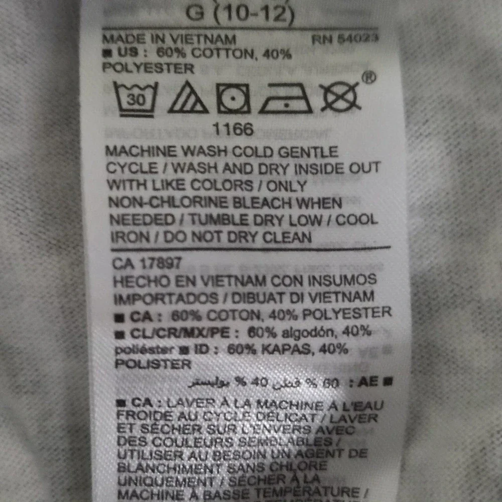 Old Navy Girls Size Large Drawstring Fleece Shorts  Black  Gray Leopard Print